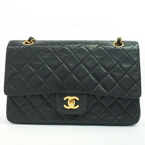 Chanel Double Flap Chain Shoulder Bag Matelasse
